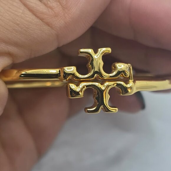 Tory Burch Logo Bangle Bracelet (Clearance) - Picture 11 of 11